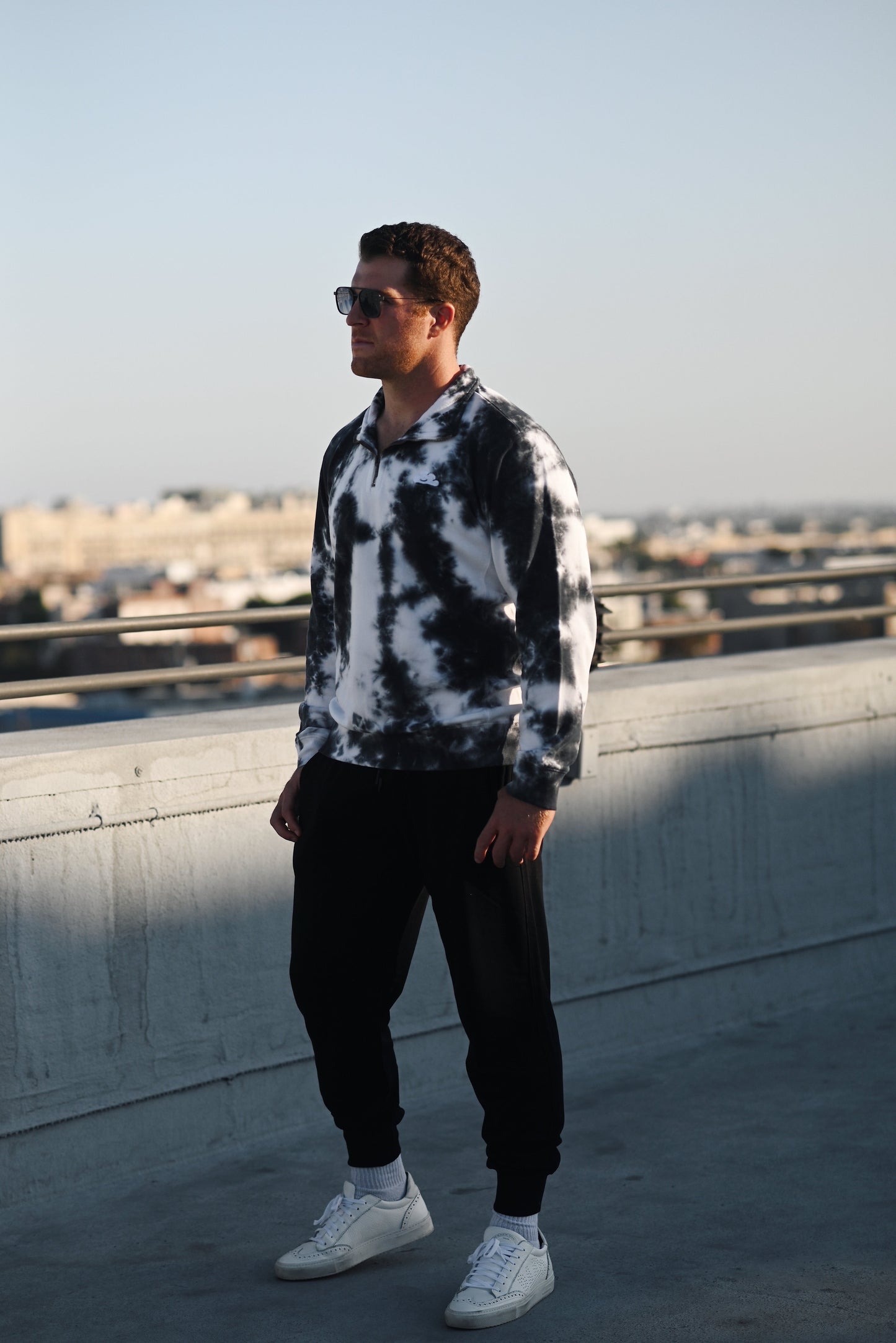 King Quarter Zip Cloudy Night